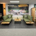 Loungeset Nardo Beach Suns Forest Green Showmodel, Tuin en Terras, Nieuw, 6 zitplaatsen, Teakhout, Ophalen of Verzenden