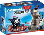 9522 piratenboot met vuurtoren en soldaten, Kinderen en Baby's, Speelgoed | Playmobil, Nieuw, Complete set, Ophalen of Verzenden