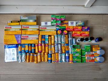 Diverse soorten verlopen fotorollen  beschikbaar voor biedingen