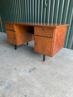 Vintage teak bureau jaren 60 70, Ophalen of Verzenden