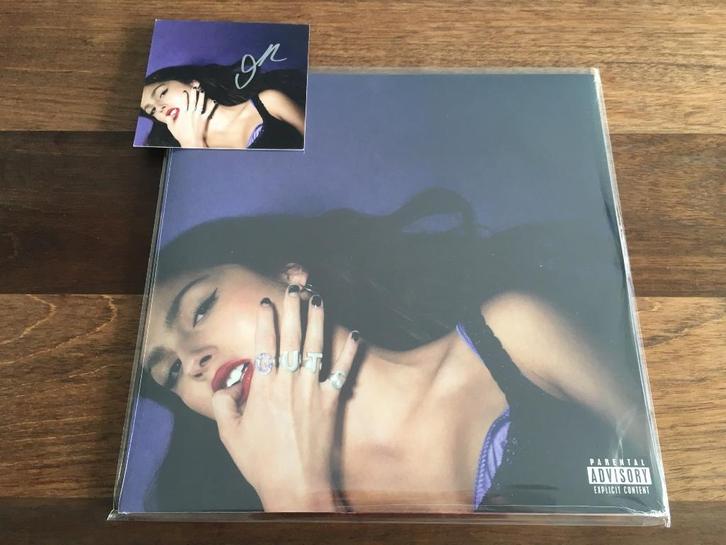 Vinyl LP Olivia Rodrigo Guts GESIGNEERD1 BLACK Vinyl NIEUW, Cd's en Dvd's, Vinyl | Pop, Nieuw in verpakking, 2000 tot heden, 12 inch