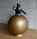 Vintage siphon goud spuitwaterfles Sparklets made in England, Gebruikt, Ophalen of Verzenden