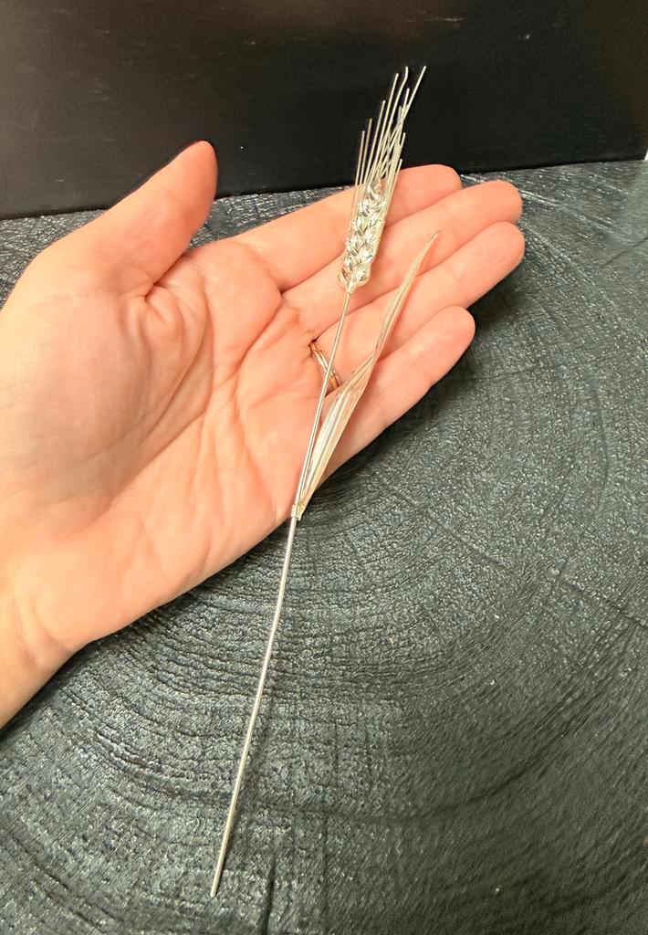 Zilveren 925 korenaar, Antiek en Kunst, Antiek | Goud en Zilver, Zilver, Verzenden