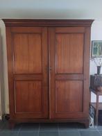 antieke kast eiken 220cm h. twee deurs met twee laden, Antiek en Kunst, Antiek | Meubels | Kasten, Ophalen