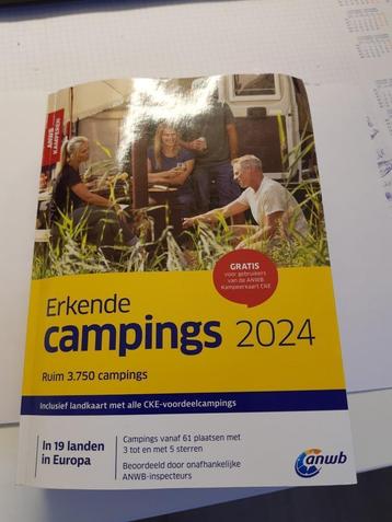 Campinggids ANWB 2024 inclusief CKE overzichtskaart beschikbaar voor biedingen