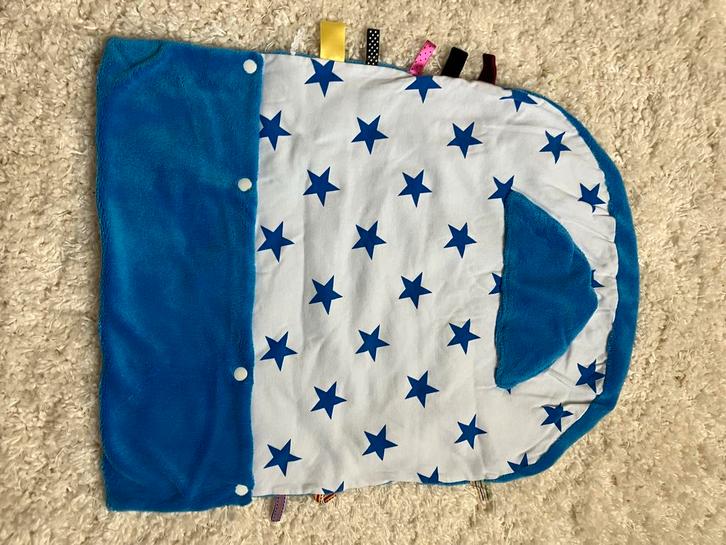 Verschoonkleed - Blauw met sterren, Kinderen en Baby's, Speelgoed | Babyspeelgoed, Zo goed als nieuw, Speelkleed, Ophalen of Verzenden