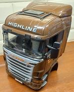 Bruder Scania Highline cabine Bruin t.b.v. Tamiya, Ophalen of Verzenden, Zo goed als nieuw