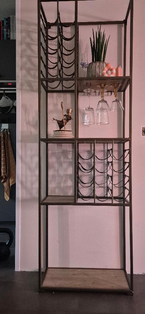 Wijn/glazen kast, Antiek en Kunst, Antiek | Meubels | Kasten, Ophalen
