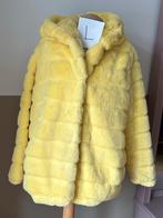 Gele bontjas maat L - Carnaval!, Ophalen of Verzenden, Zo goed als nieuw, Maat 42/44 (L)