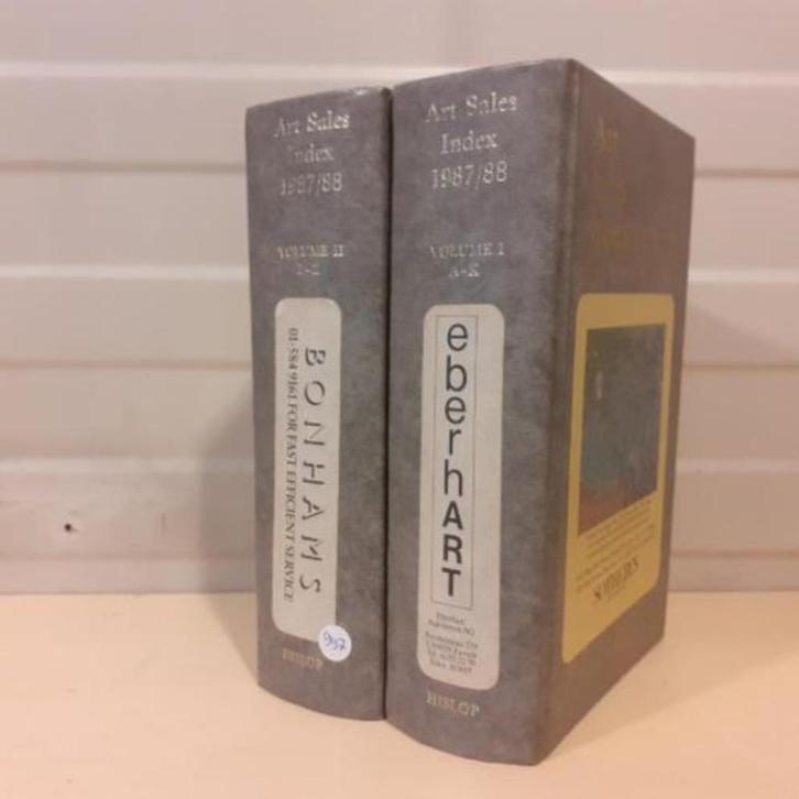 Nr. 997 The Art Sales Index 1987/88. 20th edition Volume I e, Boeken, Kunst en Cultuur | Beeldend, Gelezen, Schilder- en Tekenkunst