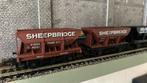 4 Engelse coal metal wagons (R), Overige merken, Gelijkstroom, Wagon, Ophalen of Verzenden
