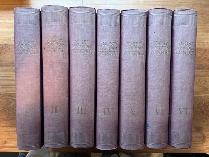 De volledige werken van Joost van den Vondel  1929-1934, Antiek en Kunst, Antiek | Boeken en Bijbels, Ophalen of Verzenden