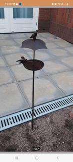Tuinsteker Tuinprikker Vogel Voederschaal Gietijzer Nieuw, Tuin en Terras, Ophalen of Verzenden, Nieuw