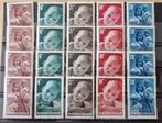 NVPH 495-499 postfris (4x). Kinderzegels 1947., Verzenden, Na 1940, Postfris
