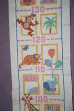 geborduurd groeimeter voor kinderen - met dierentuin dieren, Kinderen en Baby's, Kinderkamer | Inrichting en Decoratie, Ophalen of Verzenden
