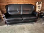 Leren bankstel, Huis en Inrichting, Ophalen, Gebruikt, 75 tot 100 cm, 150 tot 200 cm