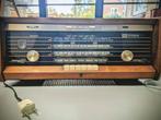 Prachtige Vintage Philips Buizenradio (Bi-Ampli Stereo), Audio, Tv en Foto, Radio's, Ophalen, Gebruikt, Radio
