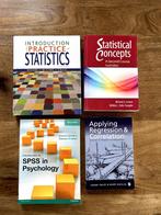 Statistiek boeken - studie psychologie, Boeken, Studieboeken en Cursussen, Gelezen, Diverse auteurs, Ophalen of Verzenden, WO