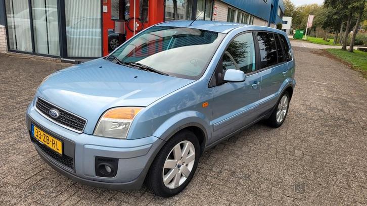 Ford Fusion 1.4 16V 2007 blauw nieuwe apk Airco nap  netjes!, Auto's, Ford, Bedrijf, Fusion, ABS, Airbags, Airconditioning, Boordcomputer