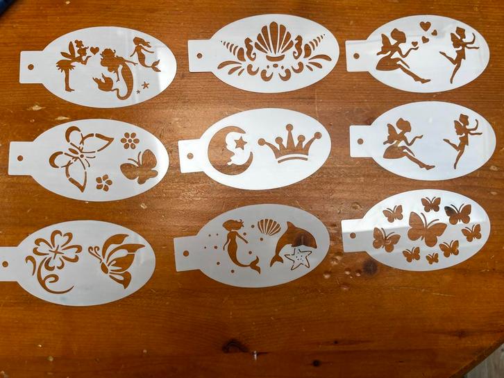 Glitter Tattoo Sjablonen Set, Hobby en Vrije tijd, Overige Hobby en Vrije tijd, Nieuw, Ophalen of Verzenden