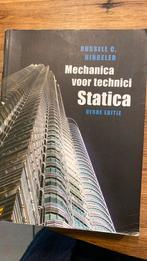 Mechanica voor Technici Statica, Boeken, Gelezen, Autotechniek, Ophalen of Verzenden, Russel C. Hibbeler