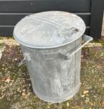 Zinken vuilnisemmer XXL groot formaat Amsterdam, Huis en Inrichting, Woonaccessoires | Prullenbakken, 40 liter of meer, Ophalen of Verzenden