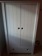 witte kledingkast met lade, Huis en Inrichting, Kasten | Kledingkasten, Ophalen, Gebruikt, 100 tot 150 cm, 150 tot 200 cm