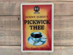 Reclamebord Douwe Egberts Pickwick Thee 20x30, Verzamelen, Ophalen of Verzenden, Zo goed als nieuw, Reclamebord