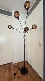 Vloerlamp bruin - 5 koppen - octopus, verstelbaar, Ophalen of Verzenden, Zo goed als nieuw, Metaal, 150 tot 200 cm