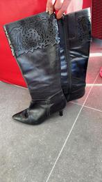Mooie Ecco lederen laarzen, Ophalen of Verzenden, Zo goed als nieuw, Zwart, Hoge laarzen