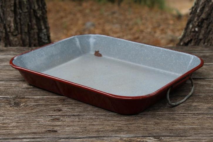 Brocante - Stel oude emaille schalen!, Antiek en Kunst, Antiek | Emaille, Ophalen of Verzenden