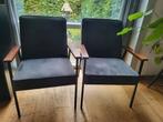 Woood Sally fauteuils, antraciet, Ophalen, Gebruikt, Grijs, Twee