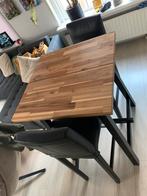 Bartafel met twee stoelen, Huis en Inrichting, Ophalen, Vierkant, Tot twee personen, 50 tot 100 cm