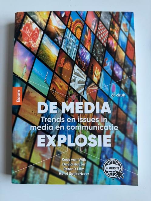 David Huijzer - De media-explosie 6e druk, Boeken, Wetenschap, Zo goed als nieuw, Ophalen of Verzenden