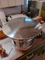 Dubbelwandige Trekkap met Vonkenvanger, Ophalen, 30 tot 80 cm, Kachel, Zo goed als nieuw