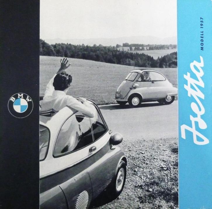 Folder BMW Isetta Modell 1957, Boeken, Auto's | Folders en Tijdschriften, Zo goed als nieuw, BMW, Ophalen of Verzenden