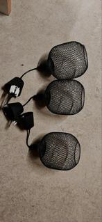 Hanglamp zwart gaas 3x, Huis en Inrichting, Ophalen