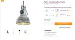 Gave metalen hanglamp merk Eglo Trend&Vintage Collection, Huis en Inrichting, Lampen | Hanglampen, ., Nieuw, Ophalen of Verzenden