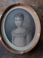 Portret Lijdra van Hogedorp rond 1824., Antiek en Kunst, Ophalen of Verzenden