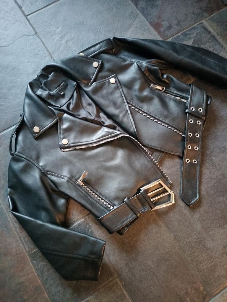 Rocking Ballerina Letherlook jacket MT 5/6 jaar, Meisje, Zo goed als nieuw, Jas, Rocking ballerina