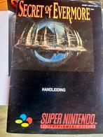 Secret of Evermore SNES Compleet!, Spelcomputers en Games, Games | Nintendo Super NES, Gebruikt, Verzenden, 1 speler, Role Playing Game (Rpg)