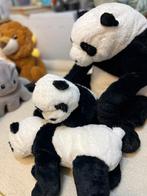 Knuffelset panda’s – mama en twee kleintjes, Ophalen of Verzenden, Zo goed als nieuw, Overige typen