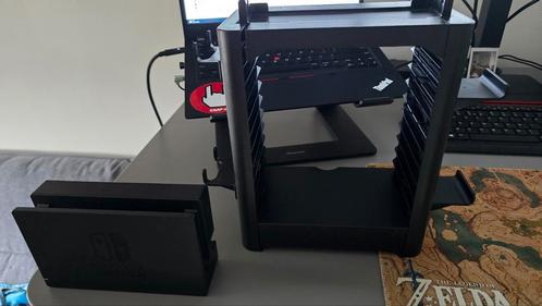 Nintendo Switch Docking station+Storage Tower (accessoires), Spelcomputers en Games, Spelcomputers | Nintendo Switch, Zo goed als nieuw