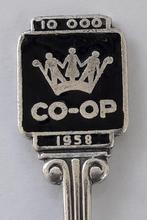 Lepeltje Co-op 1958, Verzenden, Gebruikt, Metaal, Bestek