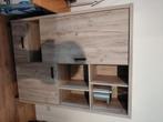 Mooie bruine kast woonkamer 120 x 43,5 x 170, Ophalen, 100 tot 150 cm, Zo goed als nieuw, 150 tot 200 cm