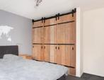 Steigerhouten schuifdeuren met metaal frame, Huis en Inrichting, Kasten | Kledingkasten, Ophalen, Gebruikt, 200 cm of meer, 200 cm of meer