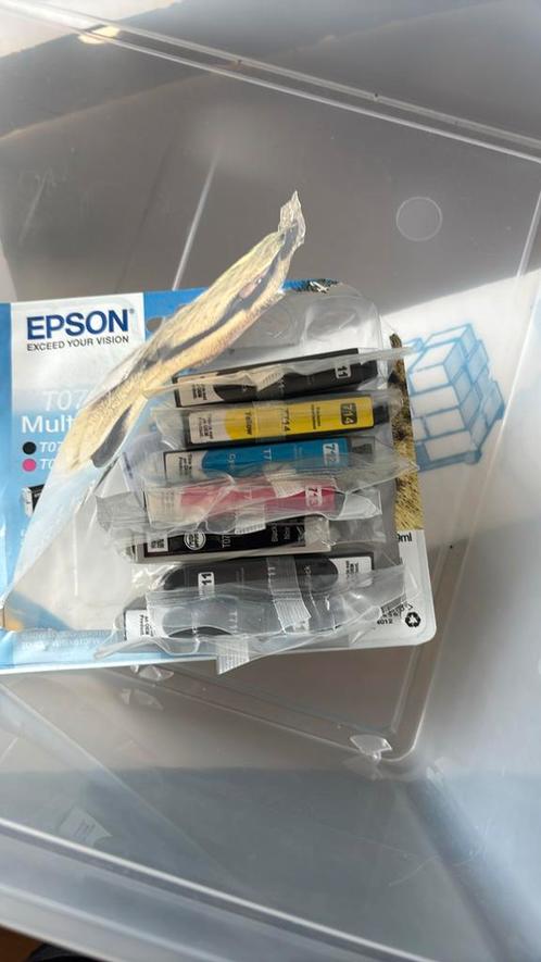 Epson Multipack 4-kleur T0715 DURABrite Ultra Ink, Computers en Software, Printerbenodigdheden, Zo goed als nieuw, Ophalen of Verzenden
