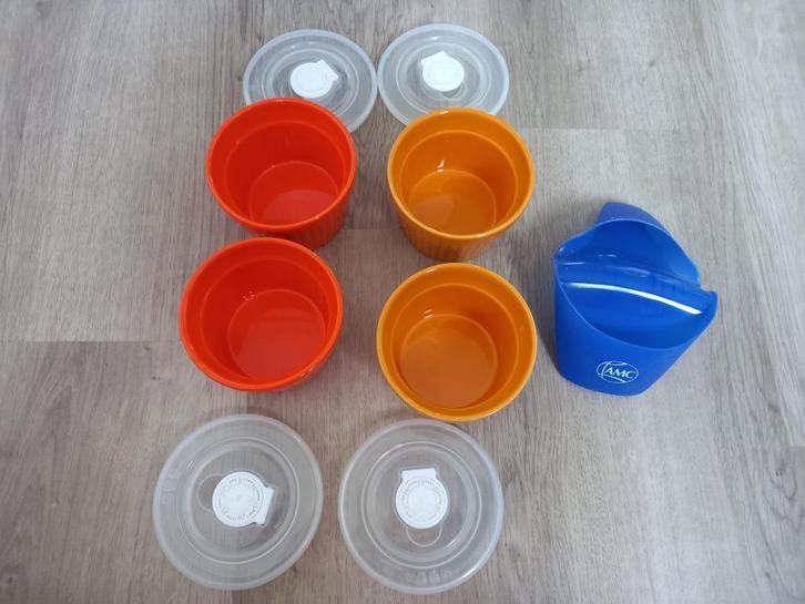 AMC schaaltjes met deksel, Huis en Inrichting, Keuken | Keukenbenodigdheden, Nieuw, Ophalen of Verzenden