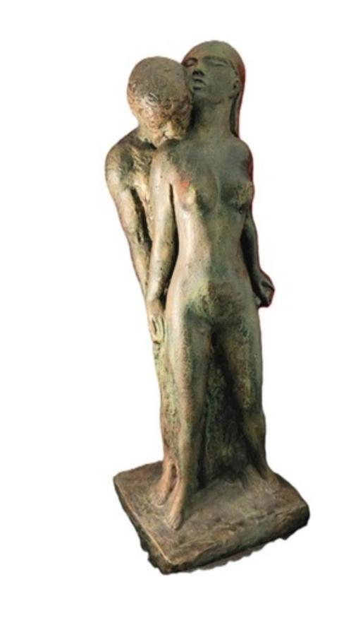 Sculpture afbeelding Passion van Theodore de Groot, Antiek en Kunst, Kunst | Beelden en Houtsnijwerken, Ophalen of Verzenden