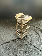 Zilveren miniatuur kinderstoel, Ophalen of Verzenden, Zilver